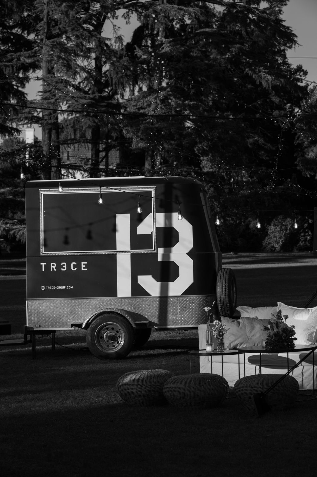 Food truck de Trece Cafe en un evento